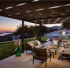 6 Bedroom Villa with Heated Infinity Pool and Sea Views in Orašac, Dubrovnik Riviera, sleeps 10-12